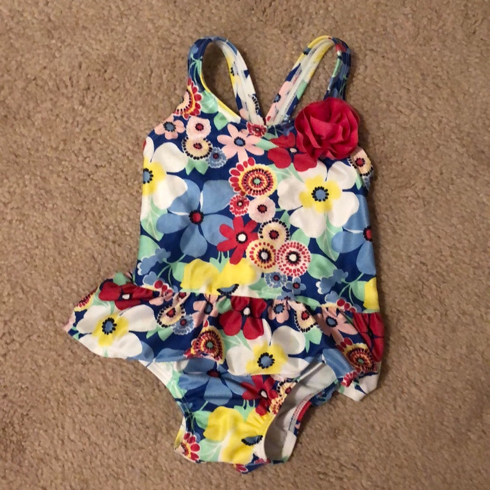 Gymboree floral one piece